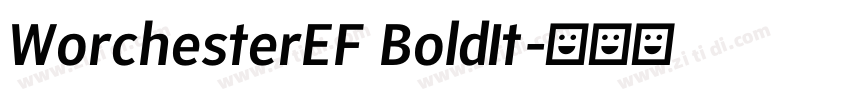 WorchesterEF BoldIt字体转换 WorchesterEF BoldIt字体转换